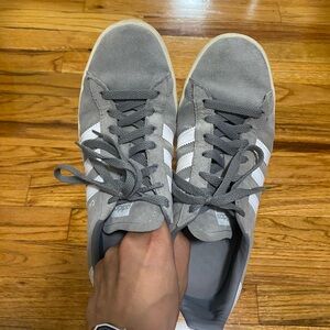 Adidas men sneakers gray size 9